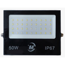 Refletor 50W Led bivolt  Branco Quente 