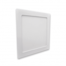 Plafon 12W Luminaria Embutir Led Branco Frio Quadrado