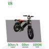 Bicicleta Eletrica 1000w Modelo V8