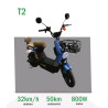Moto Scooter eletrica Modelo T2 800w