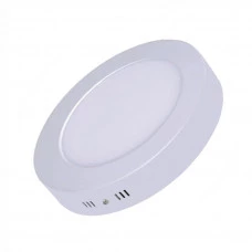 PLAFLON 12W LUMINARIA SOBREPOR LED BRANCO FRIO REDONDO