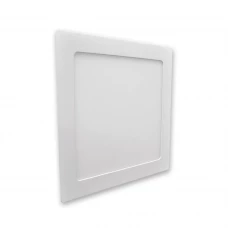 Plafon 18W Luminaria Embutir Led Branco Frio Quadrado