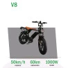Bicicleta Eletrica 1000w Modelo V8