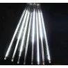 Cascata Natal Chuva Gelo 8 Tubos Bastao De Led 50cm